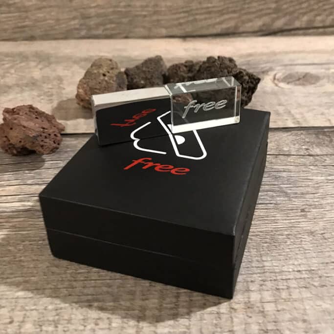 Accessoires clés USB et packaging